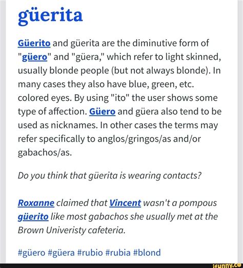 guerita meaning